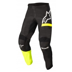 SPODNIE ALPINESTARS RACER CHASER JUNIOR BLACK/FLUO YELLOW