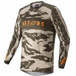 BLUZA ALPINESTARS RACER TACTICAL MILITARY SAND CAMO TANGERINE