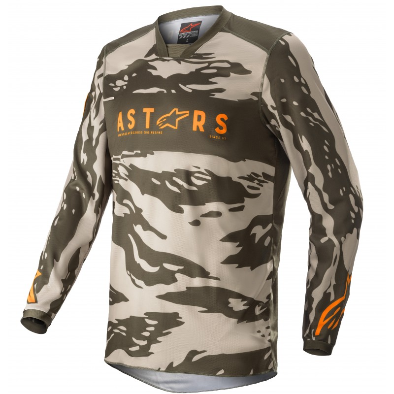BLUZA ALPINESTARS RACER TACTICAL MILITARY SAND CAMO TANGERINE