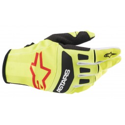 RĘKAWICE ALPINESTARS TECHSTAR FLUO YELLOW/BLACK