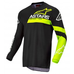 BLUZA ALPINESTARS FLUID CHASER BLACK/FLUO YELLOW