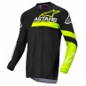 BLUZA ALPINESTARS FLUID CHASER BLACK/FLUO YELLOW