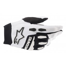 RĘKAWICE ALPINESTARS FULL BORE WHITE/BLACK