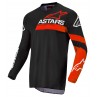 BLUZA ALPINESTARS RACER CHASER JUNIOR BLACK/BRIGHT RED