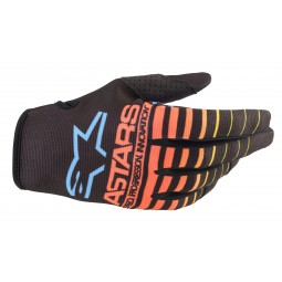 RĘKAWICE ALPINESTARS RADAR BLACK/FLUO YELLOW/CORAL