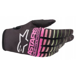 RĘKAWICE ALPINESTARS RADAR BLACK/NEON GREEN/FLUO PINK