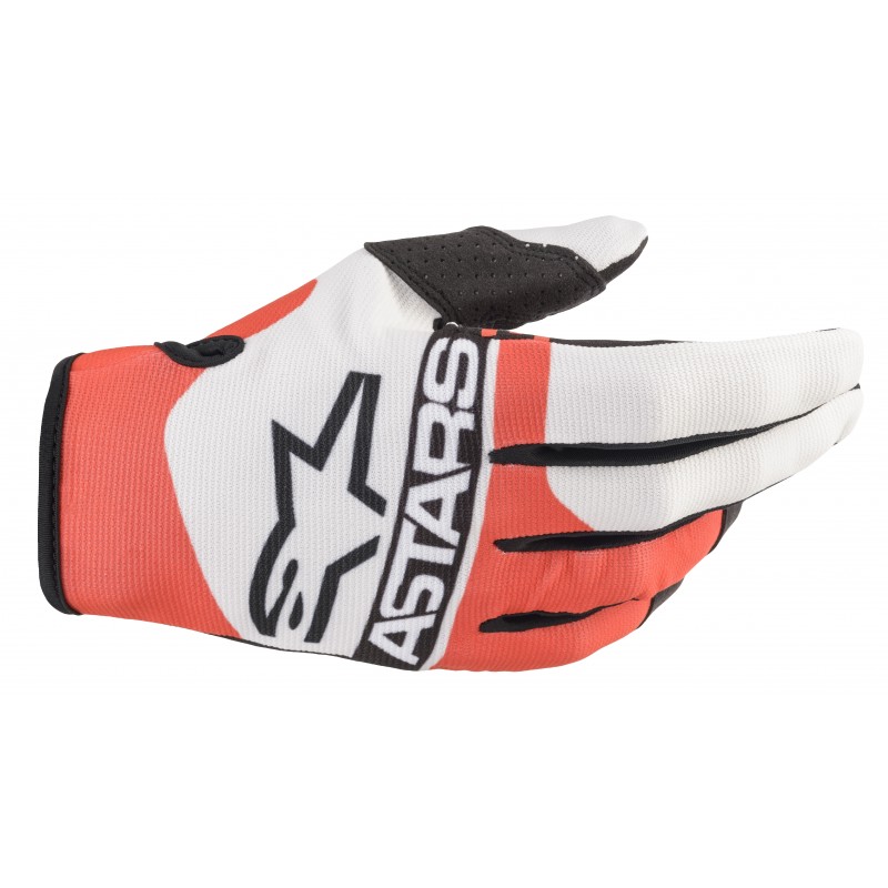 RĘKAWICE ALPINESTARS RADAR OFF WHITE/FLUO RED/BLUE