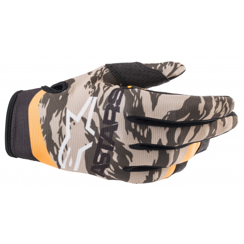 RĘKAWICE ALPINESTARS RADAR MILITARY SAND CAMO TANGERINE