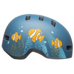 Kask dziecięcy BELL LIL RIPPER clown fish matte gray blue (NEW)