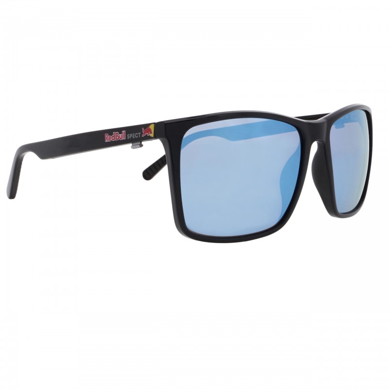 OKULARY RBS RED BULL BOW BLACK - SZKŁA SMOKE WITH BLUE MIRROR POL