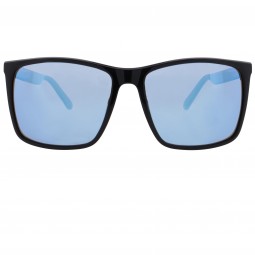 OKULARY RBS RED BULL BOW BLACK - SZKŁA SMOKE WITH BLUE MIRROR POL
