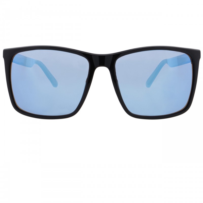 OKULARY RBS RED BULL BOW BLACK - SZKŁA SMOKE WITH BLUE MIRROR POL