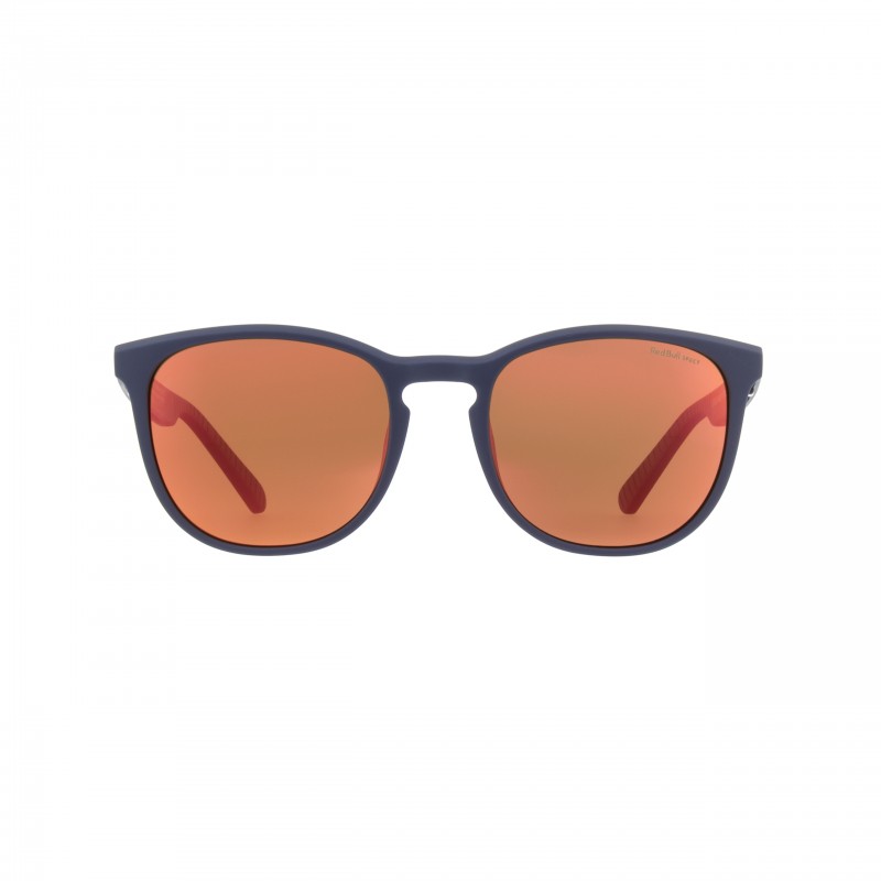 OKULARY RBS RED BULL STEADY BLUE - SZKŁA BROWN WITH RED MIRROR POL