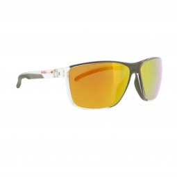 OKULARY RBS RED BULL DRIFT CLEAR - SZKŁA BROWN WITH ORANGE MIRROR POL