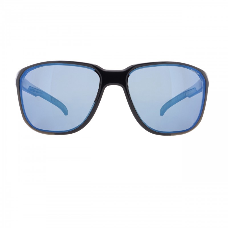 OKULARY RBS RED BULL BOLT GREY - SZKŁA SMOKE WITH BLUE MIRROR POL
