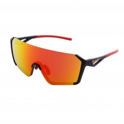 OKULARY RBS RED BULL JADEN BLACK - SZKŁA BROWN WITH RED MIRROR POL