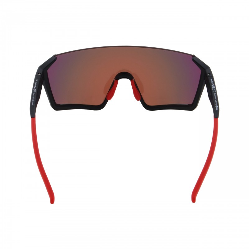 OKULARY RBS RED BULL JADEN BLACK - SZKŁA BROWN WITH RED MIRROR POL