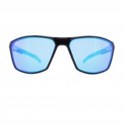 OKULARY RBS RED BULL RAZE BLACK - SZKŁA SMOKE WITH BLUE MIRROR POL
