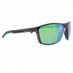 OKULARY RBS RED BULL RAZE DARK GREY - SZKŁA GREEN WITH GREEN REVO POL