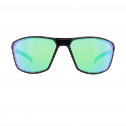 OKULARY RBS RED BULL RAZE DARK GREY - SZKŁA GREEN WITH GREEN REVO POL