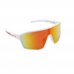 OKULARY RBS RED BULL DAFT WHITE - SZKŁA BROWN WITH RED MIRROR POL