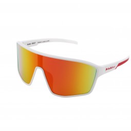 OKULARY RBS RED BULL DAFT WHITE - SZKŁA BROWN WITH RED MIRROR POL