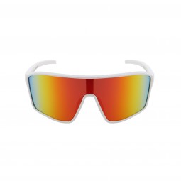 OKULARY RBS RED BULL DAFT WHITE - SZKŁA BROWN WITH RED MIRROR POL