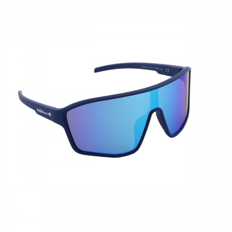 OKULARY RBS RED BULL DAFT BLUE - SZKŁA SMOKE WITH BLUE MIRROR