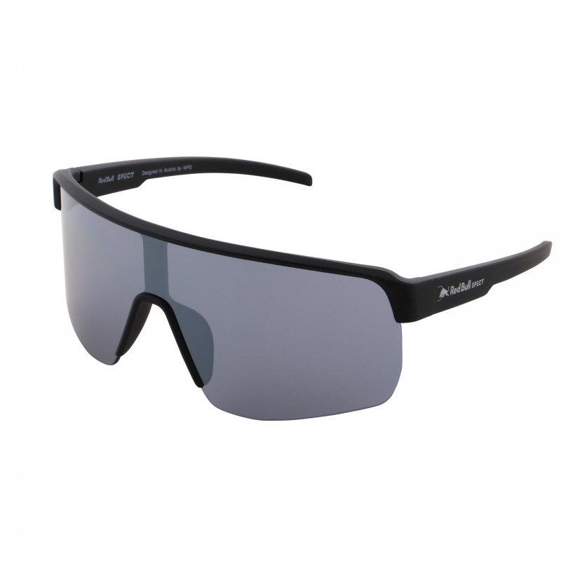 OKULARY RBS RED BULL DAKOTA BLACK - SZKŁA SMOKE WITH SILVER MIRROR