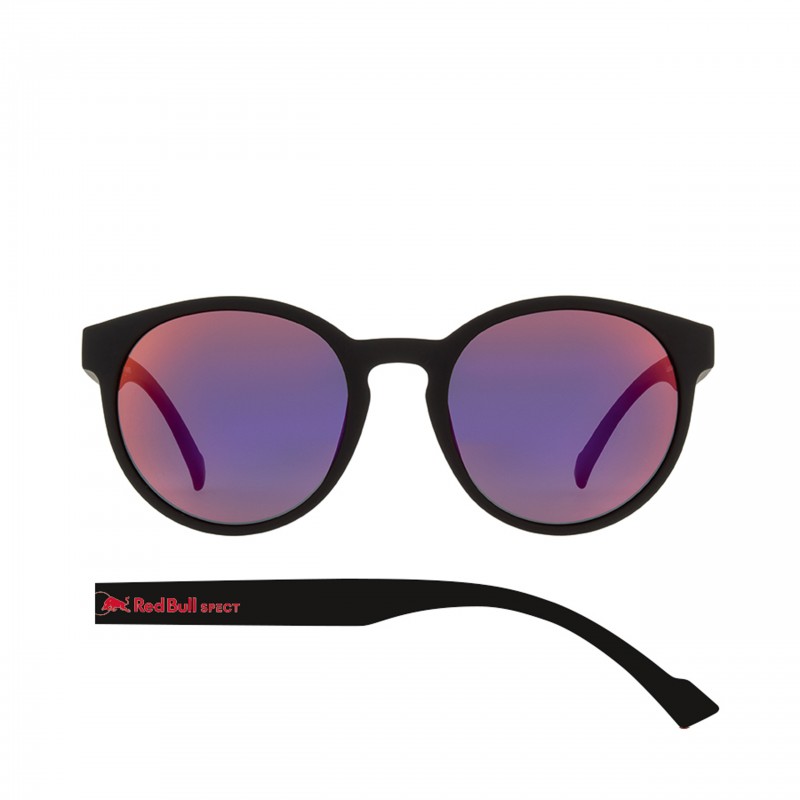 OKULARY RBS RED BULL LACE BLACK - SZKŁA SMOKE WITH RED MIRROR POL