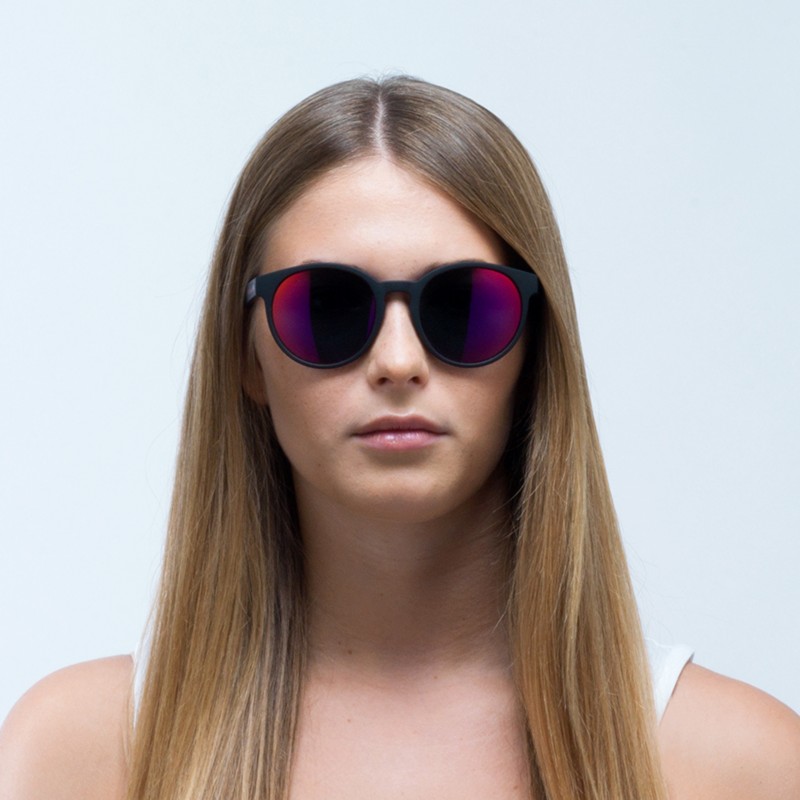OKULARY RBS RED BULL LACE BLACK - SZKŁA SMOKE WITH RED MIRROR POL