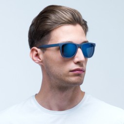 OKULARY RBS RED BULL LAKE DARK BLUE - SZKŁA SMOKE WITH BLUE MIRROR POL