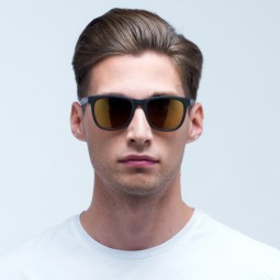 OKULARY RBS RED BULL LAKE BLACK - SZKŁA BROWN WITH GOLD MIRROR POL