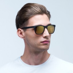 OKULARY RBS RED BULL LAKE BLACK - SZKŁA BROWN WITH GOLD MIRROR POL