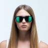 OKULARY RBS RED BULL LAKE BLACK - SZKŁA SMOKE WITH GREEN MIRROR POL