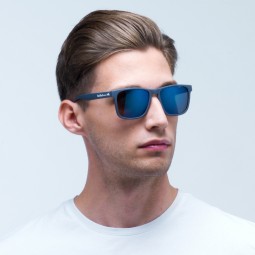OKULARY RBS RED BULL LEAP DARK BLUE - SZKŁA SMOKE WITH BLUE MIRROR POL