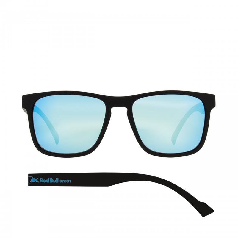 OKULARY RBS RED BULL LEAP BLACK - SZKŁA SMOKE WITH ICE BLUE MIRROR POL