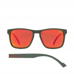 OKULARY RBS RED BULL LEAP OLIVE GREEN - SZKŁA BROWN WITH RED MIRROR POL