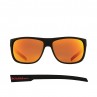 OKULARY RBS RED BULL LOOM BLACK - SZKŁA BROWN WITH RED MIRROR POL