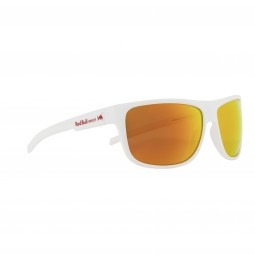 OKULARY RBS RED BULL LOOM WHITE - SZKŁA BROWN WITH RED MIRROR POL