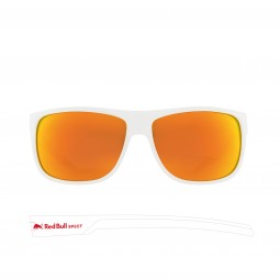 OKULARY RBS RED BULL LOOM WHITE - SZKŁA BROWN WITH RED MIRROR POL