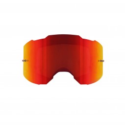 SZYBA DO GOGLI RBS RED BULL STRIVE RED FLASH, BROWN WITH RED MIRROR