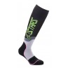 SKARPETY ALPINESTARS MX PLUS-2 JUNIOR BLACK/NEON GREEN/FLUO PINK