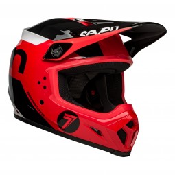 KASK BELL MX-9 MIPS SEVEN PHASER MATTE RED/BLACK