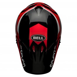 KASK BELL MX-9 MIPS SEVEN PHASER MATTE RED/BLACK