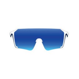 OKULARY RED BULL SPECT JADEN WHITE - SZKŁA SMOKE WITH BLUE REVO