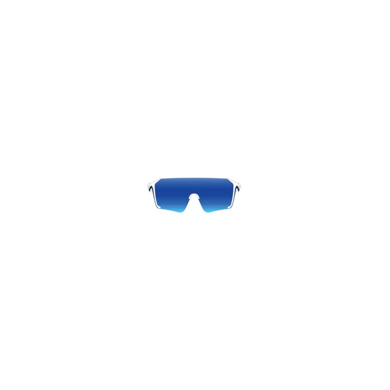 OKULARY RED BULL SPECT JADEN WHITE - SZKŁA SMOKE WITH BLUE REVO