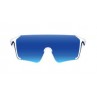 OKULARY RED BULL SPECT JADEN WHITE - SZKŁA SMOKE WITH BLUE REVO