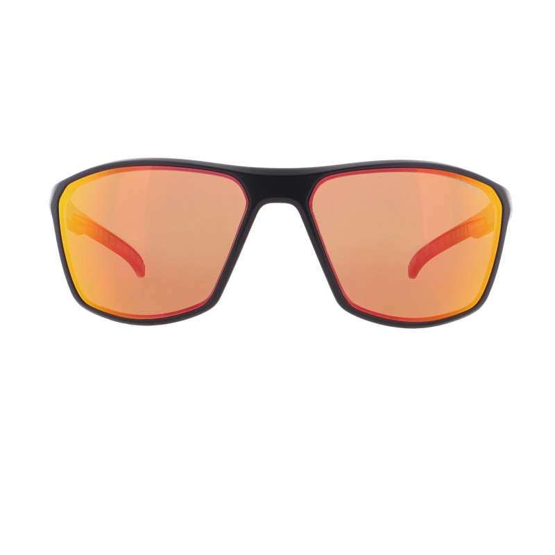 OKULARY RED BULL SPECT RAZE BLACK - SZKŁA BROWN WITH RED MIRROR POL