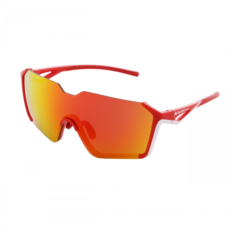 OKULARY RED BULL SPECT NICK RED - SZKŁA RED FLASH, BROWN WITH RED MIRROR